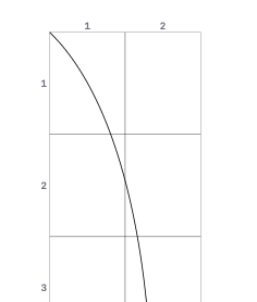 Printable surfboard template page laid out across a tiled home-printer grid.